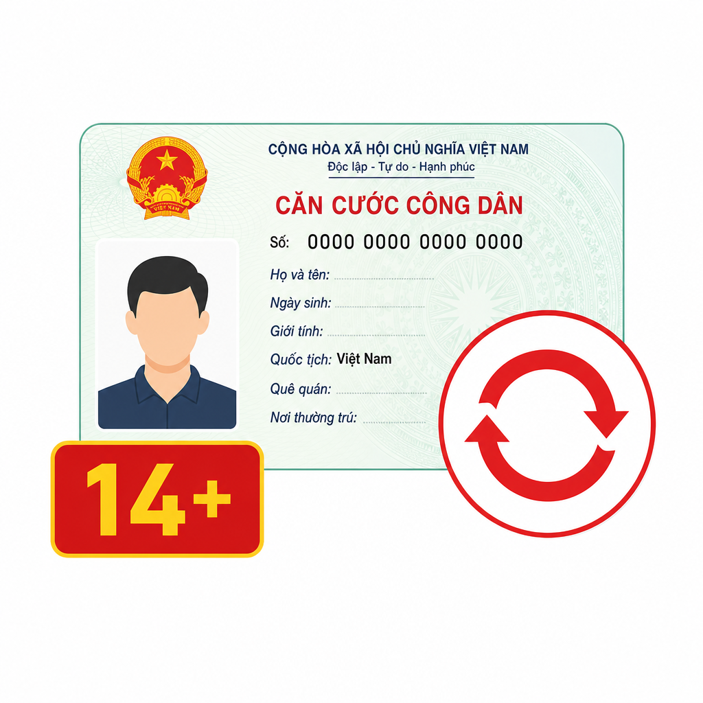 ID card for persons aged 14 and over