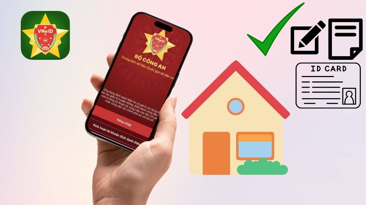 Adjust residence information on VNeID